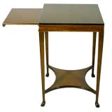 A Neoclassic Walnut Side Table