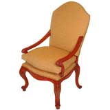 FINELY CARVED LOUIS XVI FAUTEUIL
