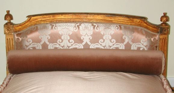 A Louis XVI revival giltwood daybed