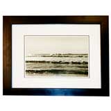Calm photograph of the Pacific ocean at Malibu.