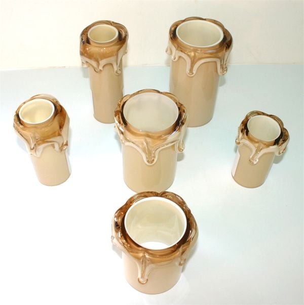 Hand Blown Glass Cover Sleeve for Lighting Fixtures