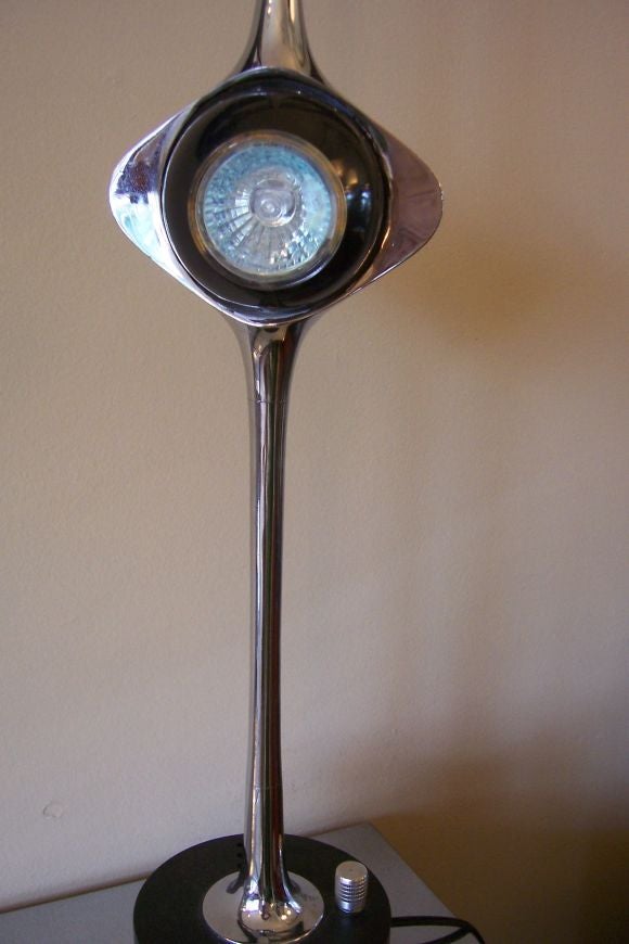 Italian Cobra Lamp by Angelo Lelli for Arredoluce