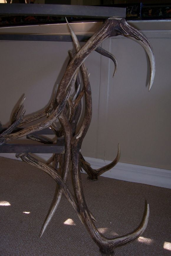 Late 20th Century A Fantastic Anthony Redmile Antler and Bronze Table