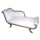 A Hollywood Regency Style Chaise