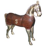 Retro Race Horse Statue