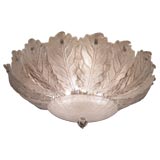 Fratelli Toso - Sandy Glass Leaf Designed Ceiling Light