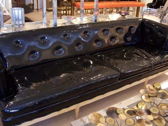 Maison Jansen Long Tufted Sofa