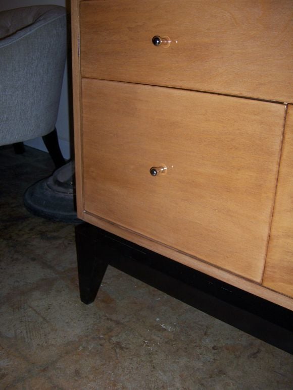Pair of Blond Wood Dressers
