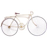 A Curtis Jere Bicycle Wall Sculpture