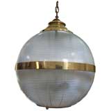 A Large Globe Pendant Light