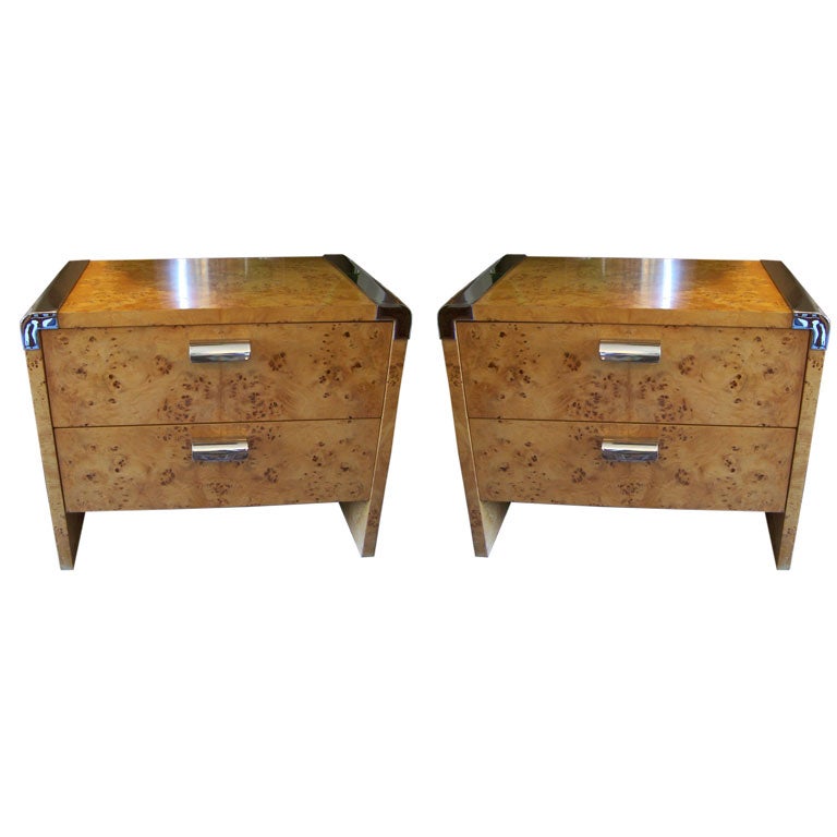 A Pair of Pace Collection Nightstands