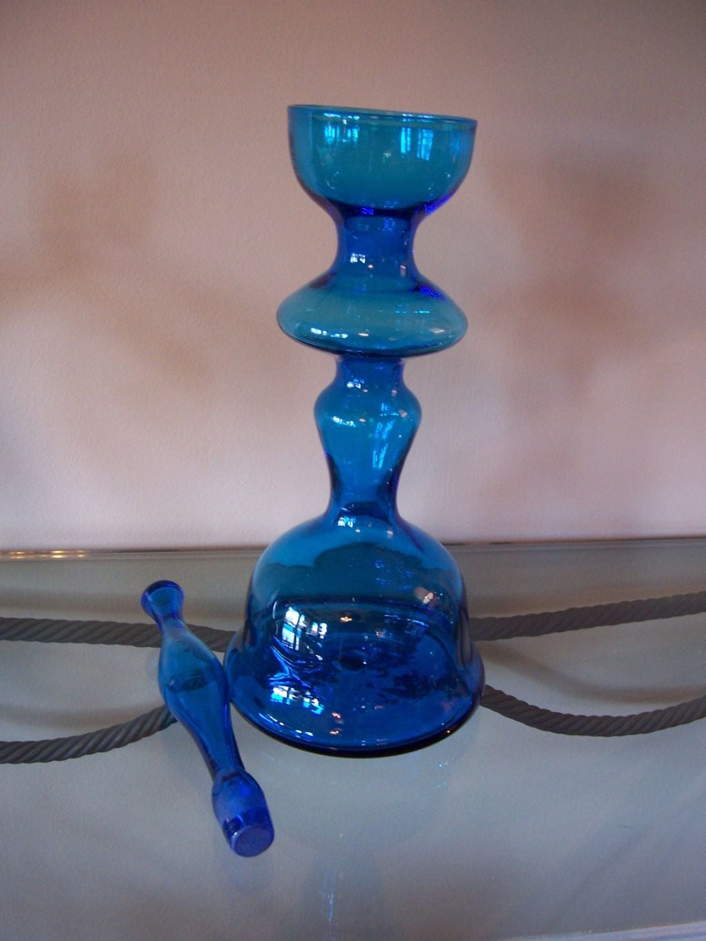 blenko shot glass decanter