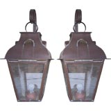 Vintage A Pair of Hanging Lanterns