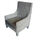 Oversized wicker chairs