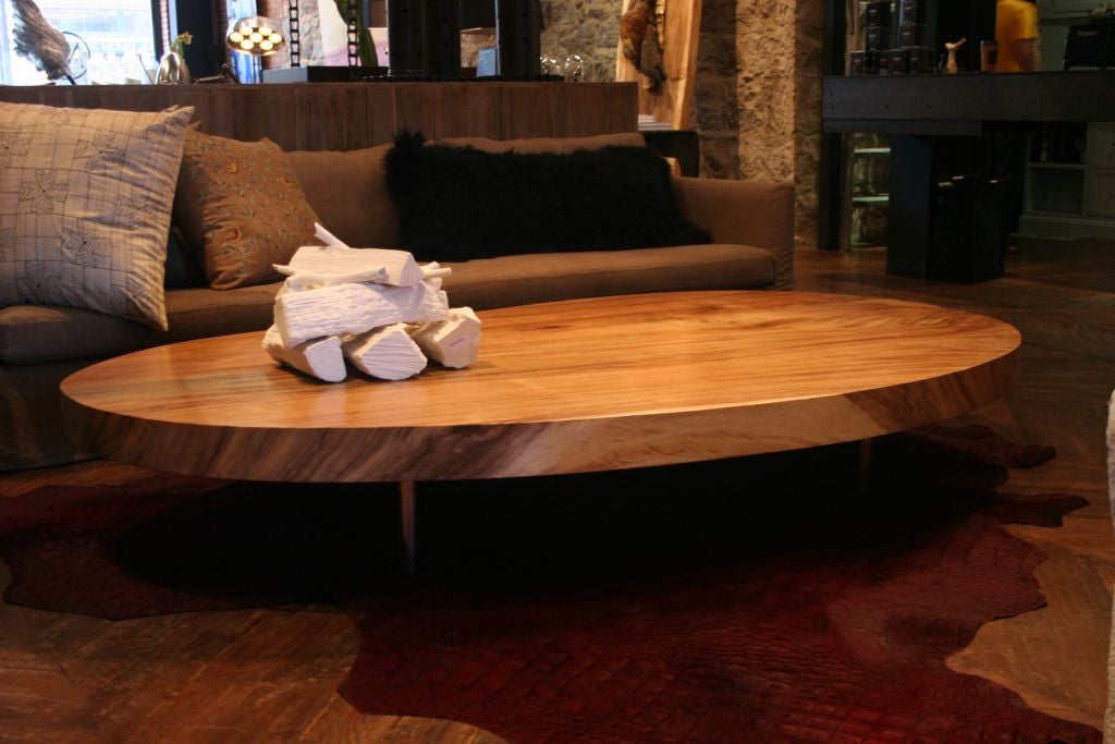 XL-Kidney Shaped Teak Coffee Table
