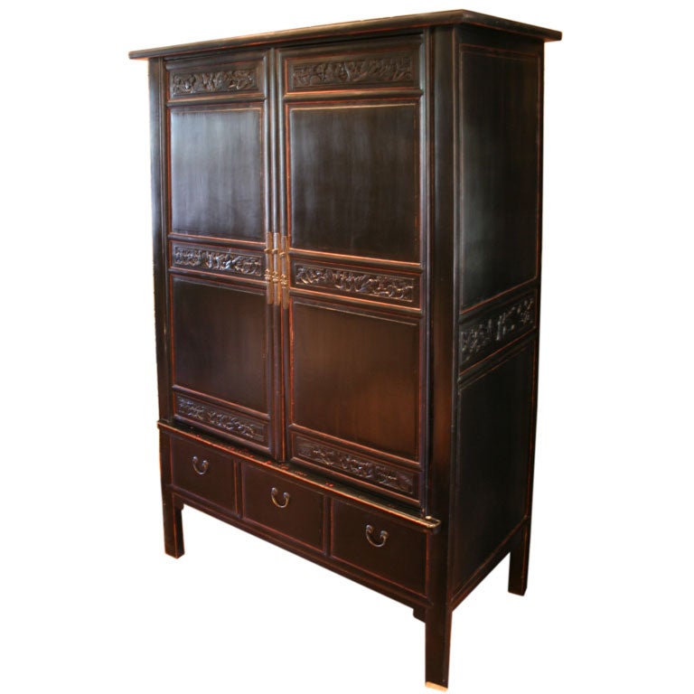 Big Wide Black Asian Armoir (hey, wait a minute...)