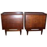 Pair of Nightstands in the style of Nakashima