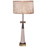 Retro Elegant Stiffel Lamp with Greek Key Design