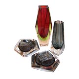 Collection of Luigi Mandruzzatto Vases / Ashtrays