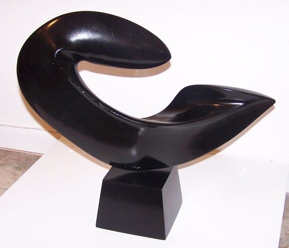 Floating biomorphic abstract sculpture by Sharon Gainsburg.  Artist is listed in Davenports.***Contact Information: AOL (American Online) users may experience difficulties sending emails to us or receiving emails from us. If you have made an inquiry