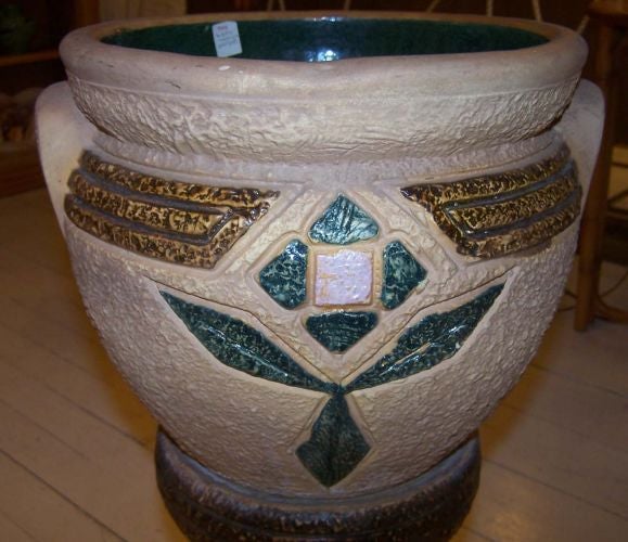 roseville jardiniere and pedestal