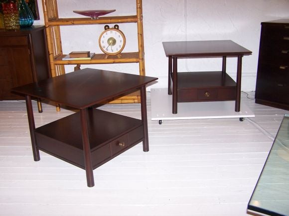 Henredon End Tables / Nightstands, Pair