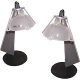 Pair of Mazzega Desk Lamps