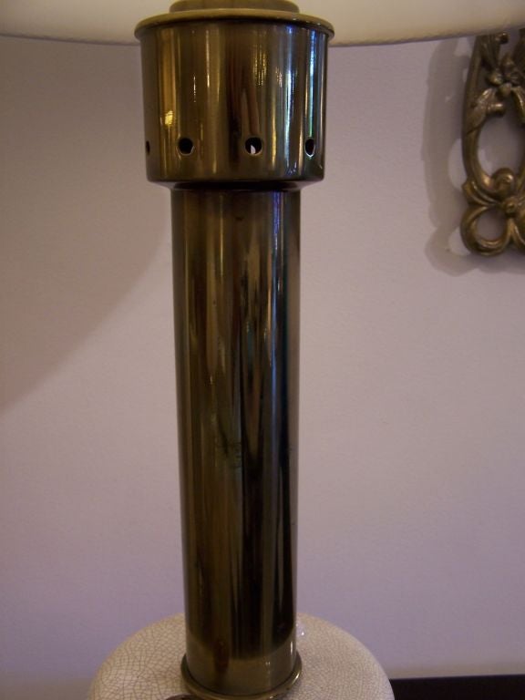 Stiffel Lamp with Matching Finial
