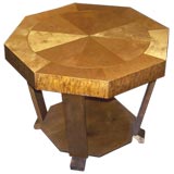 Octagonal Deco End Table or  Lamp Table