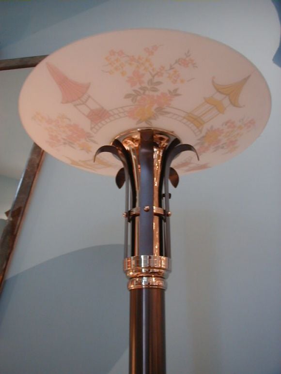 Colonial Premier Lamp Company Torchiere Floor Lamp
