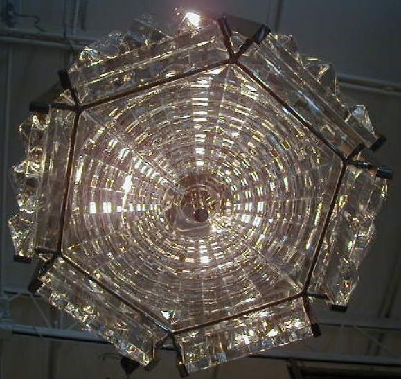 Swedish Orrefors Kennedy Center Chandelier
