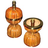 Signed Gabriella Crespi Pair of Candlesticks