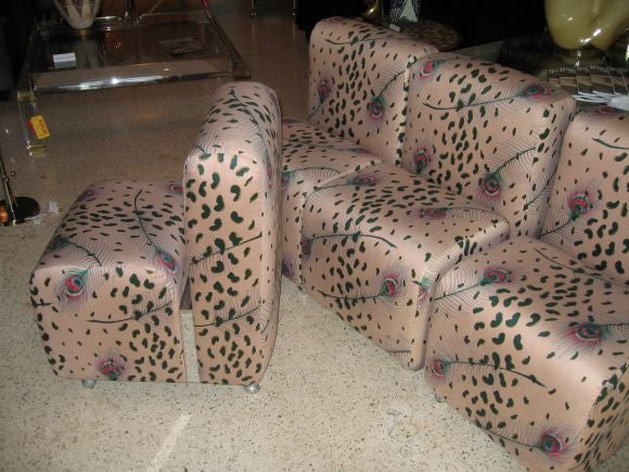 Paul Evans Set of Four Occasional Chairs