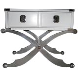 Superb Campaign Style Side Table
