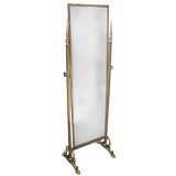 Brass Cheval Dressing Mirror