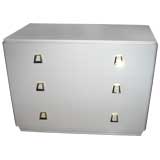 Modernage Three Drawer Dresser or Chest of Drawers
