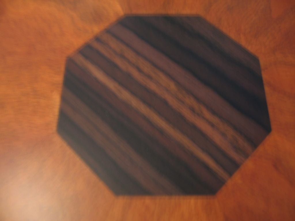 Henredon Pair of Cherrywood Octagonal End Tables or Night Stands 1