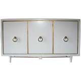 Retro Hollywood Regency Three Door Sideboard or Credenza