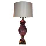 Single Monumental Barovier for Marbro Murano Table Lamp