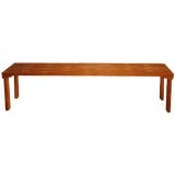 Vintage Teak Slat Bench