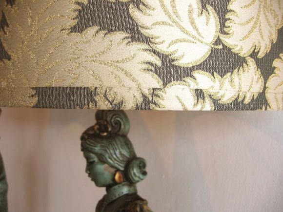 Pair of Chinese Figure Lamps 3