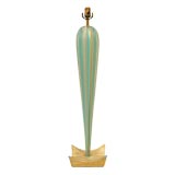Tall Aqua Barovier Lamp