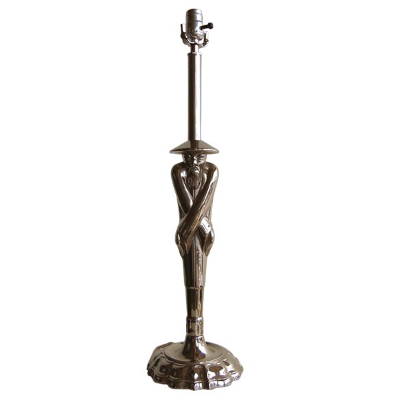 Asian Figural Moderne Lamp