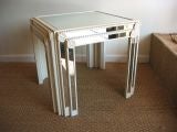 Pair of Mirrored Tables Pair of Mirrored Tables