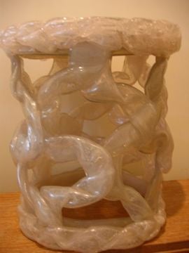 Spun Fiberglass Side Table