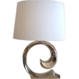 Nickel Silver Pierre Cardin Lamp