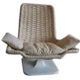 One of a Kind Custom Italian Lounge Chair