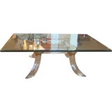 Lucite Tusk Table   SALE