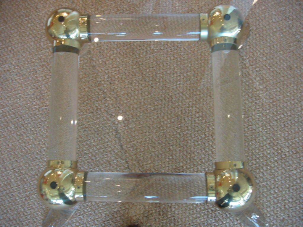 Lucite Tusk Table   SALE 4