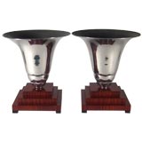 Pair of Art Deco Torchieres